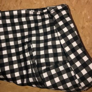 Black and White Checkered Pants